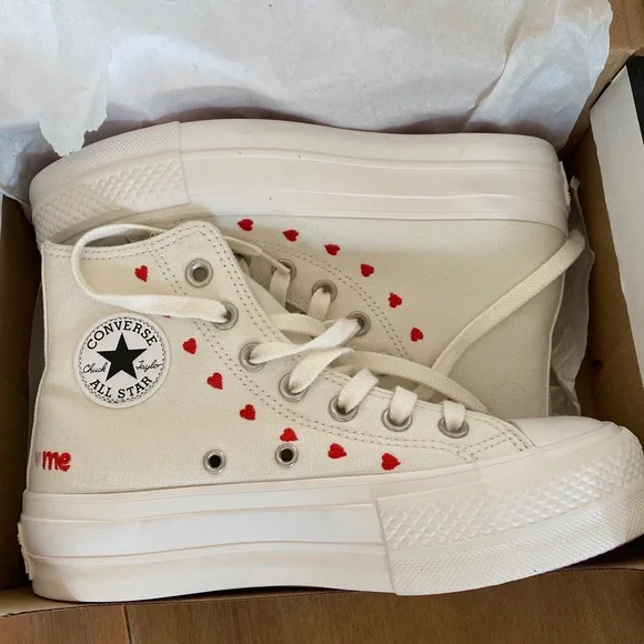 Converse | Shoes | New Converse Valentine Day Collection Made With Love  Sneakers | Poshmark